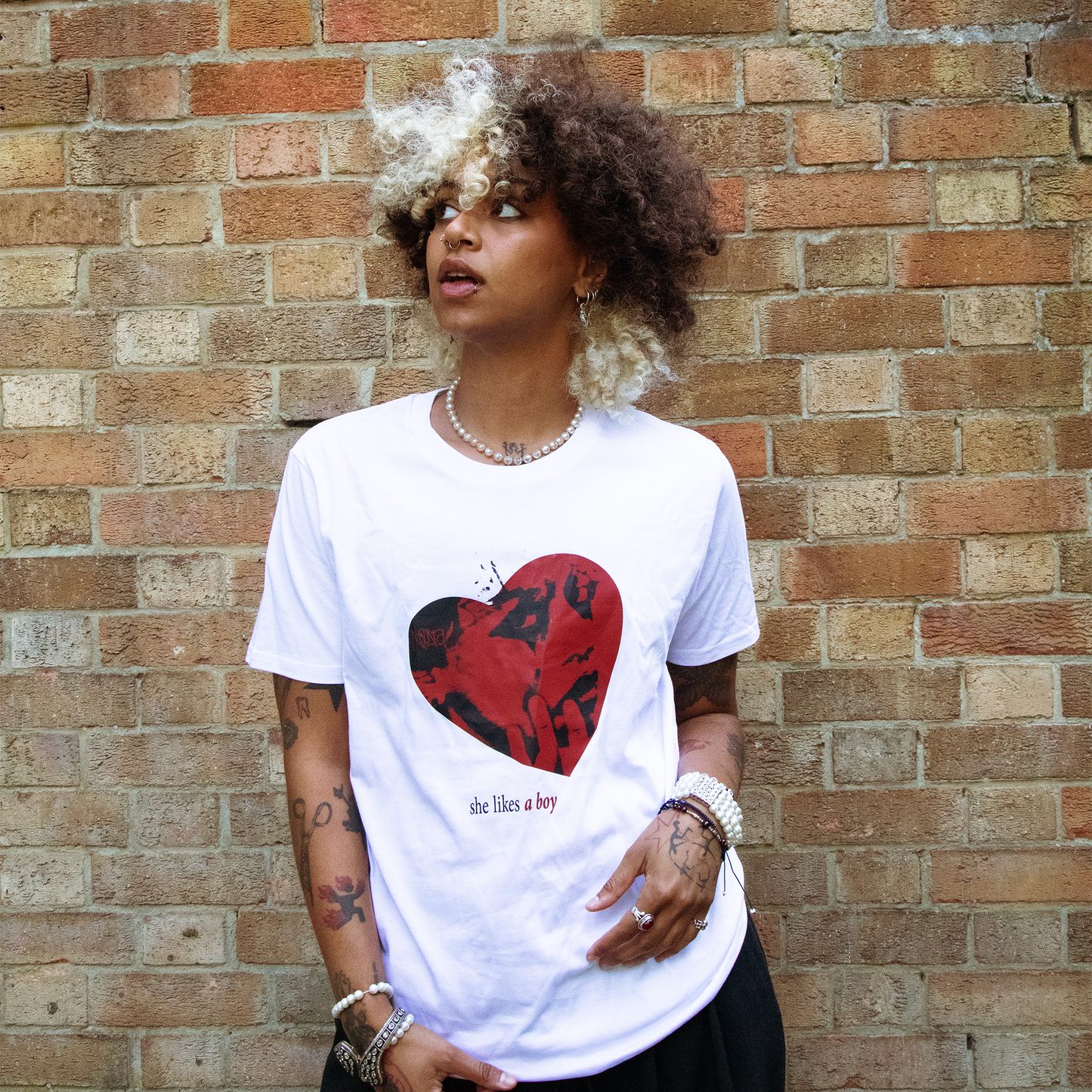 She Likes A Boy Clxwn Tshirt UK