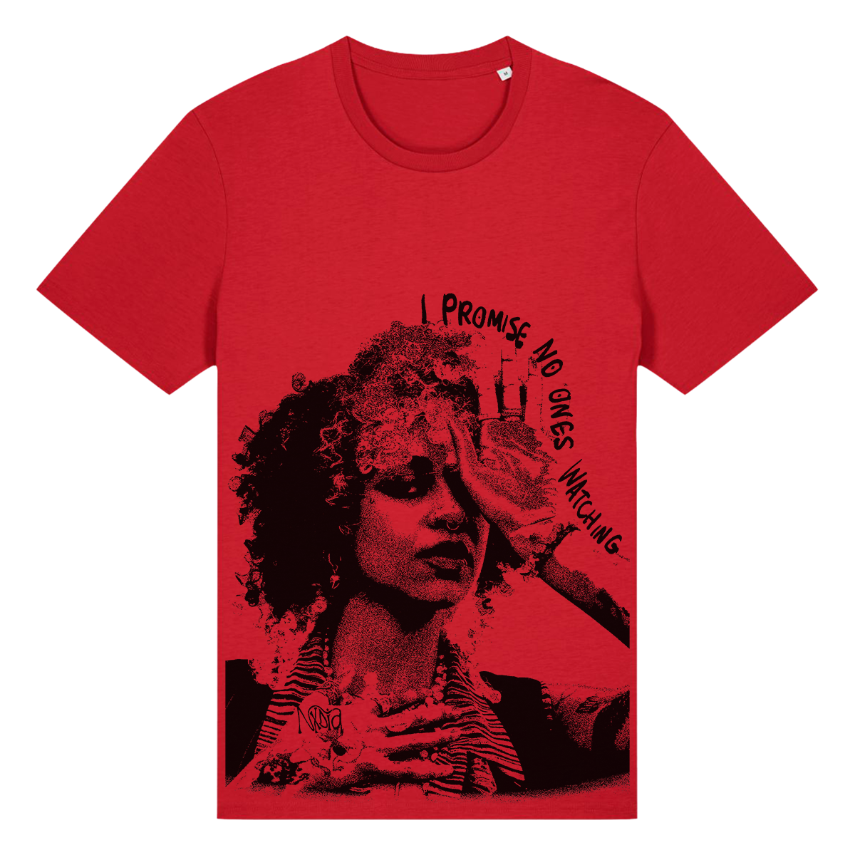 I Promise No One’s Watching Red Tshirt UK
