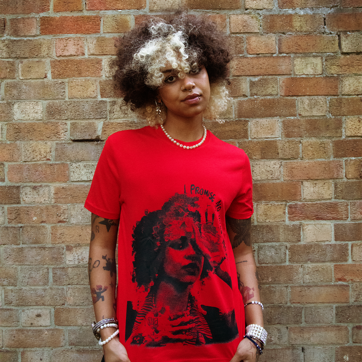 I Promise No One’s Watching Red Tshirt UK