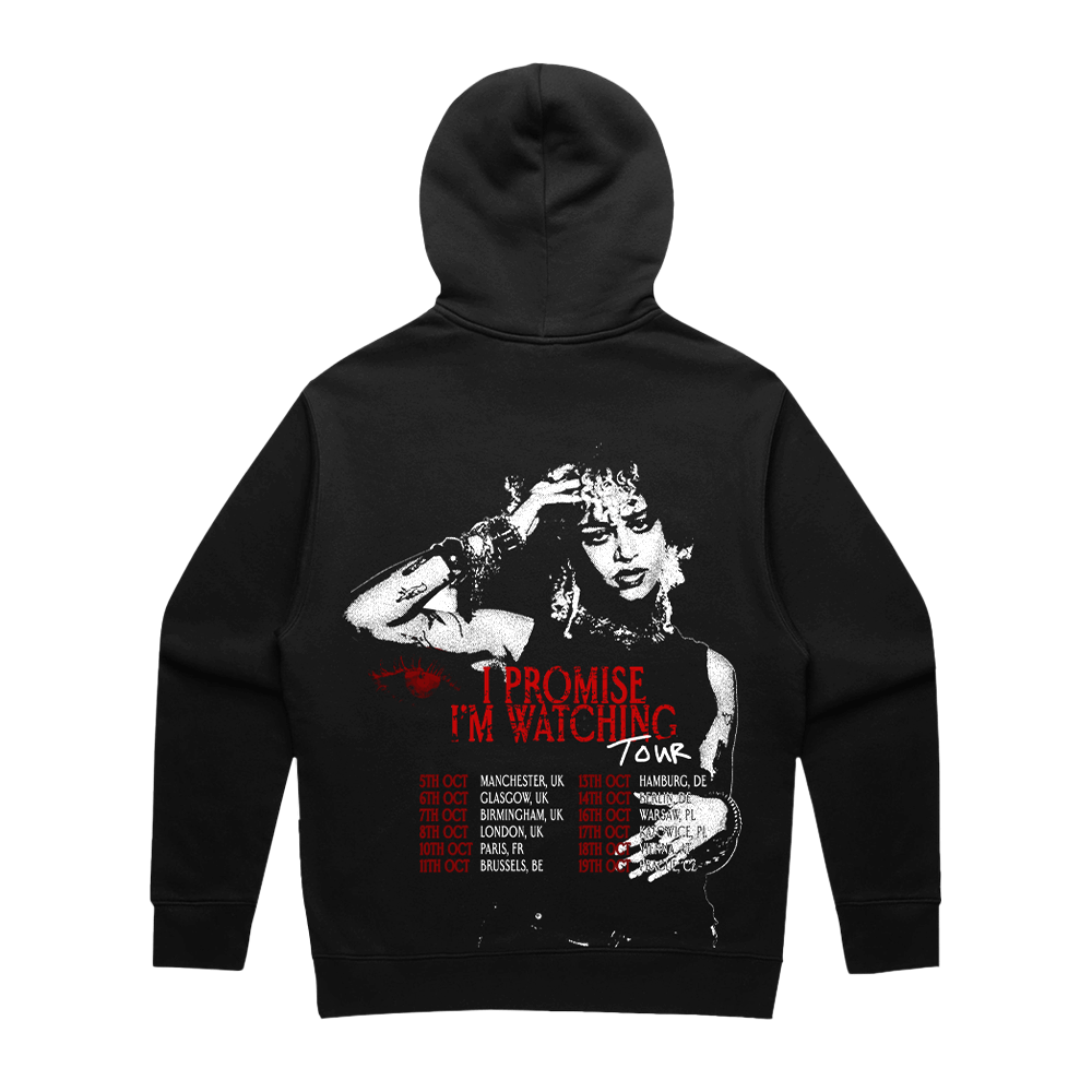 I Promise I'm Watching EU Tour 2025 Hoodie Black UK