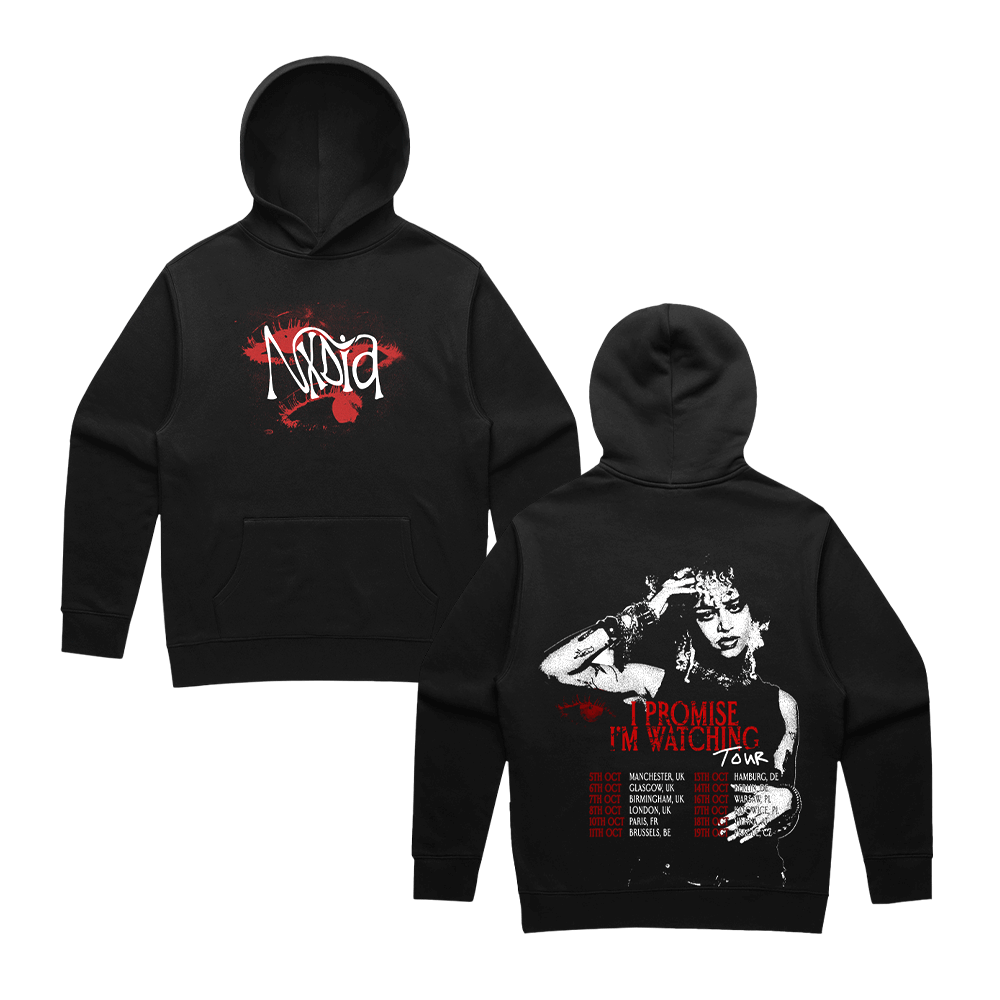 I Promise I'm Watching EU Tour 2025 Hoodie Black UK